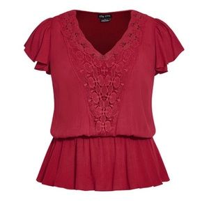 City Chic Fiesta Fun Top